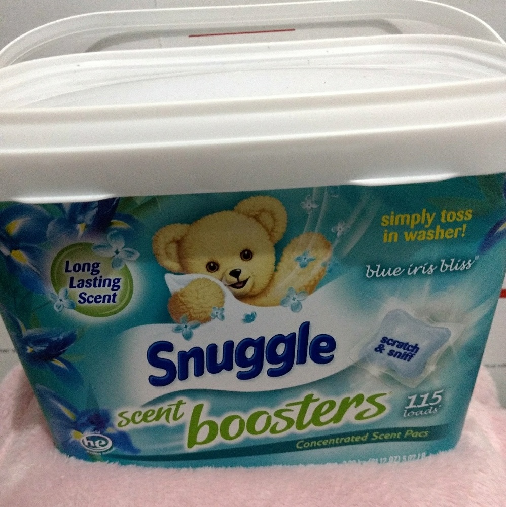 3×Big container Snuggle blue iris bliss scent booste